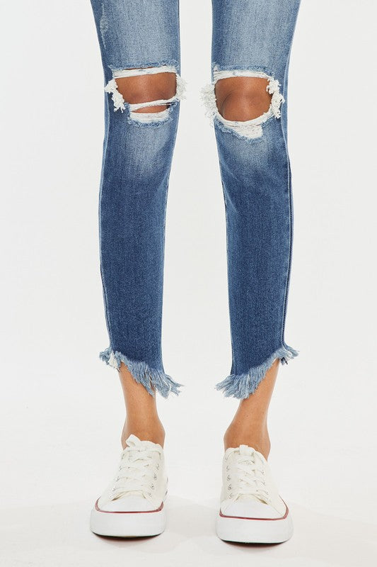 Kancan High Rise Ankle Skinny Jeans