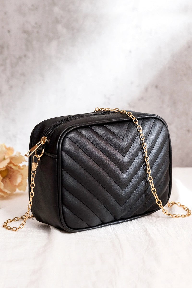 Mini Chain Quilted Shoulder Bag