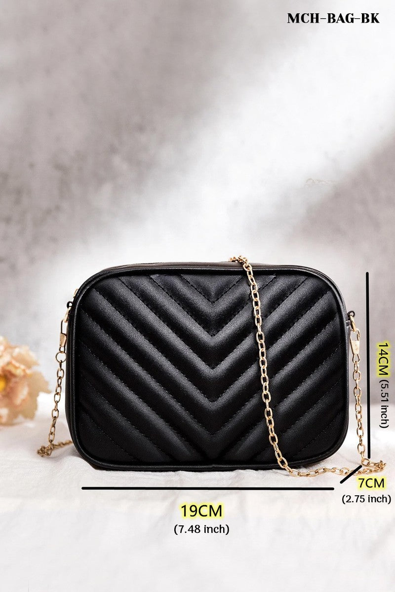 Mini Chain Quilted Shoulder Bag