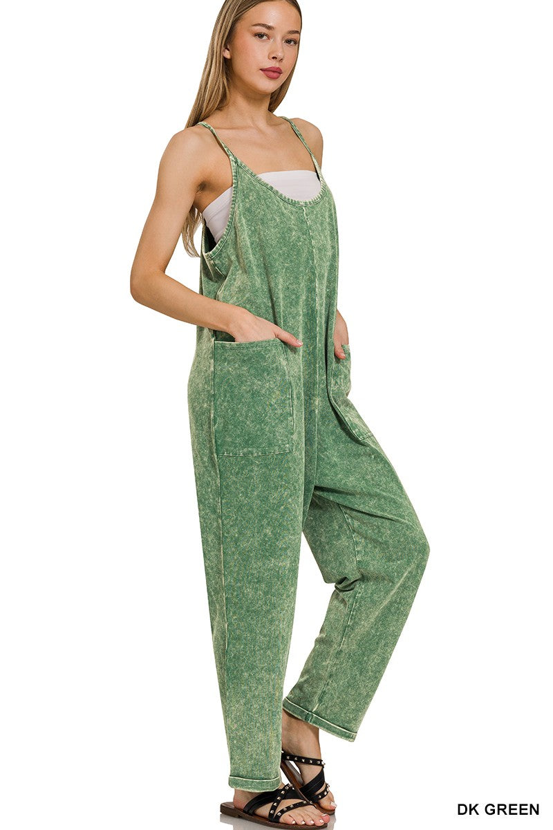 Taylor Acid Wash Jumpsuit