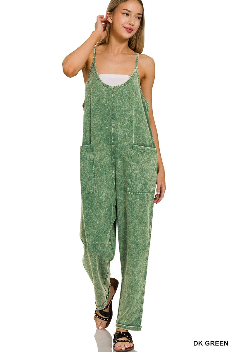 Taylor Acid Wash Jumpsuit