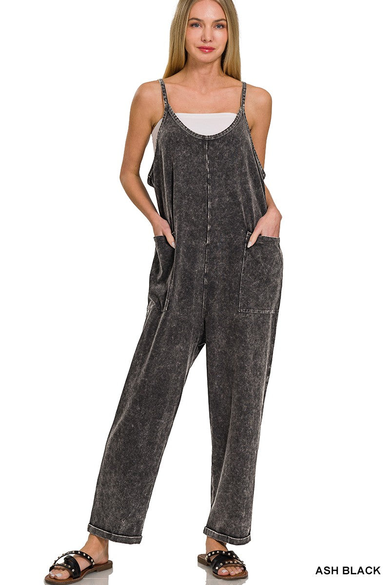 Taylor Acid Wash Jumpsuit