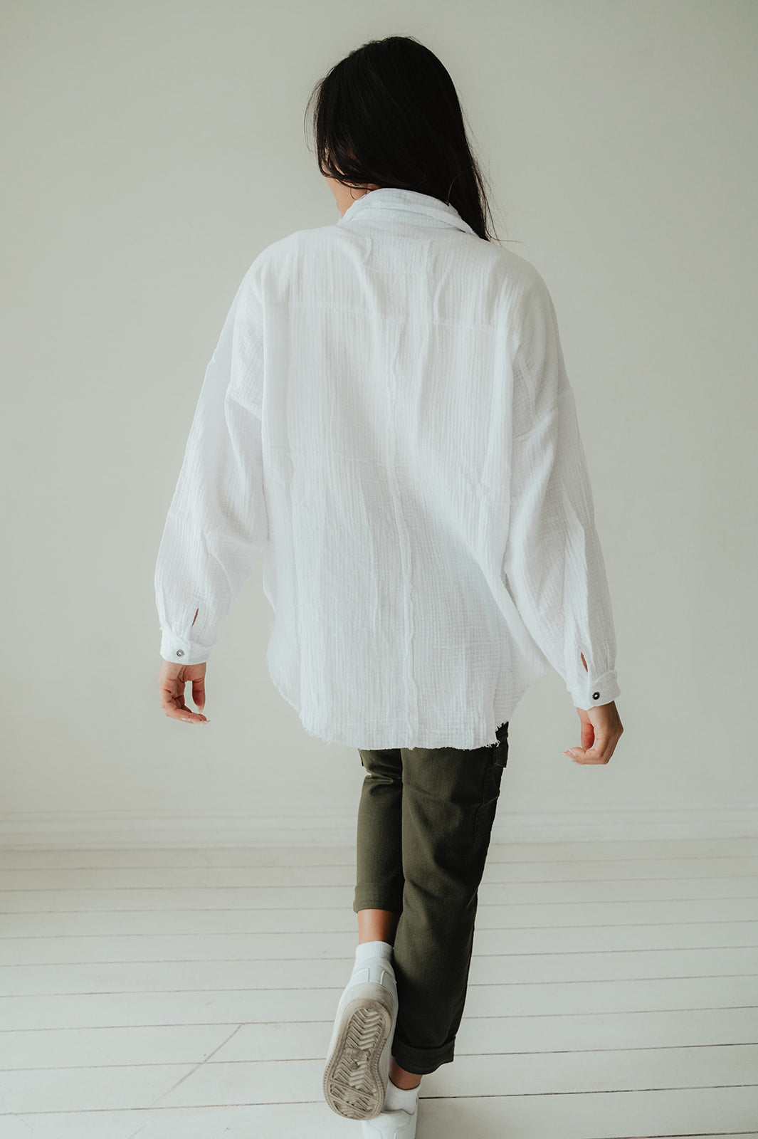 Gabby Oversized Gauze Top