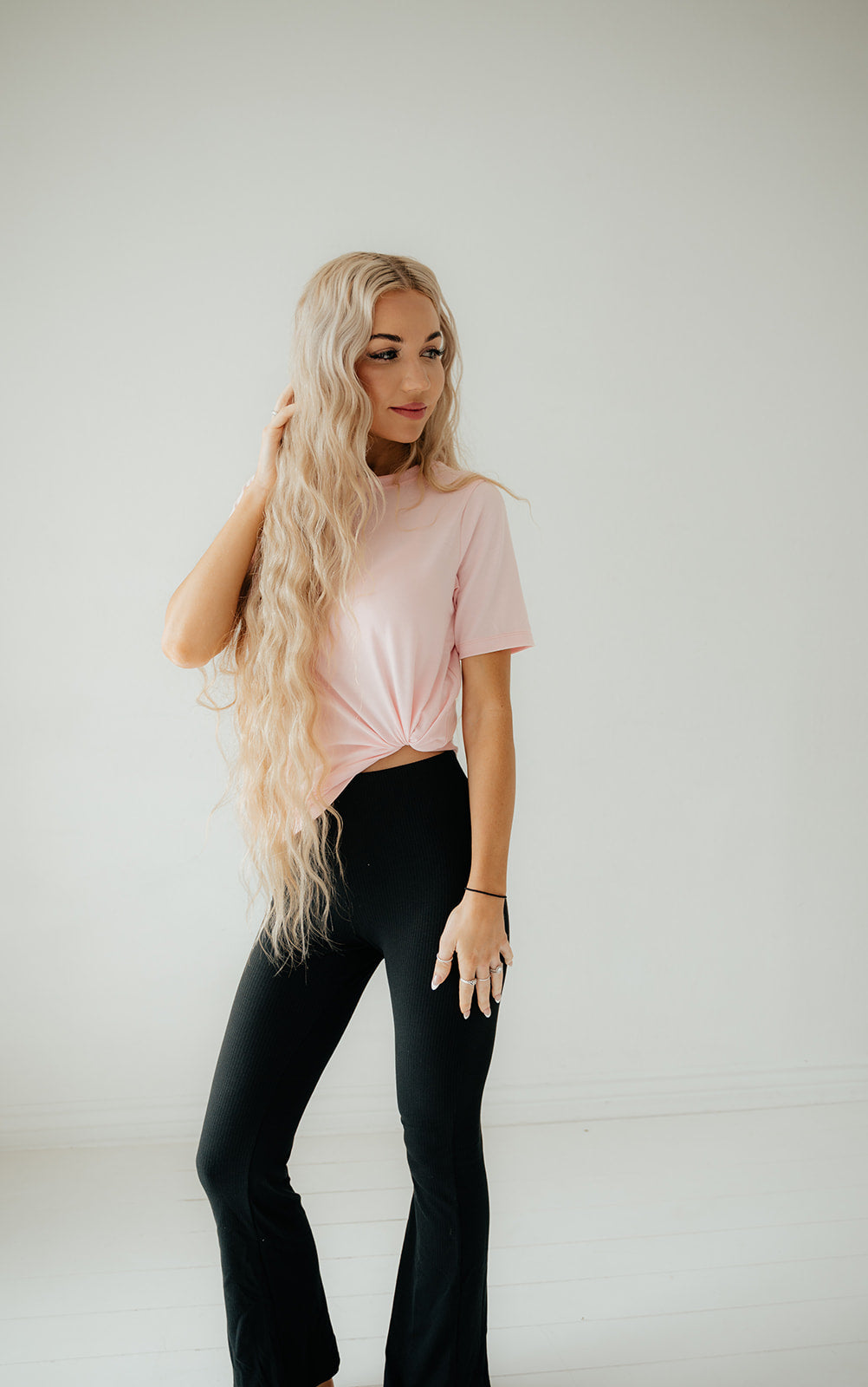 Stella Fit and Flare Ribbed Leggings
